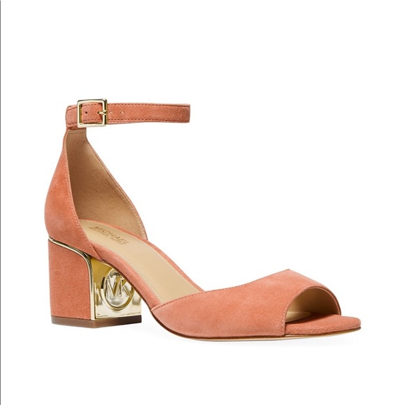 MICHAEL Michael Kors Shoes - Michael Kors Lana Suede Ankle-Strap Block Heel